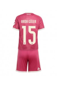 Real Madrid Arda Guler #15 Jalkapallovaatteet Lasten Kolmas peliasu 2026-27 Lyhythihainen (+ Lyhyet housut)